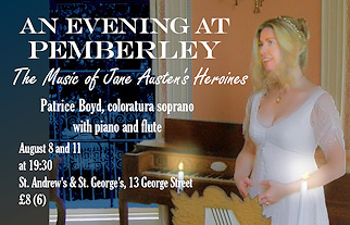 Get details about Edinburgh Fringe performances of An Evening at Pemberley: The Music of Jane Austen's Heroines